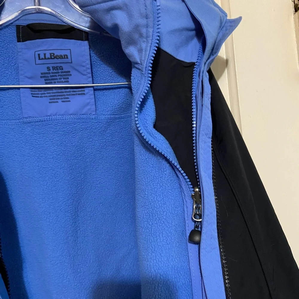 L.L.bean 3 in 1 men’s black & blue jacket small‎ - Picture 4 of 11